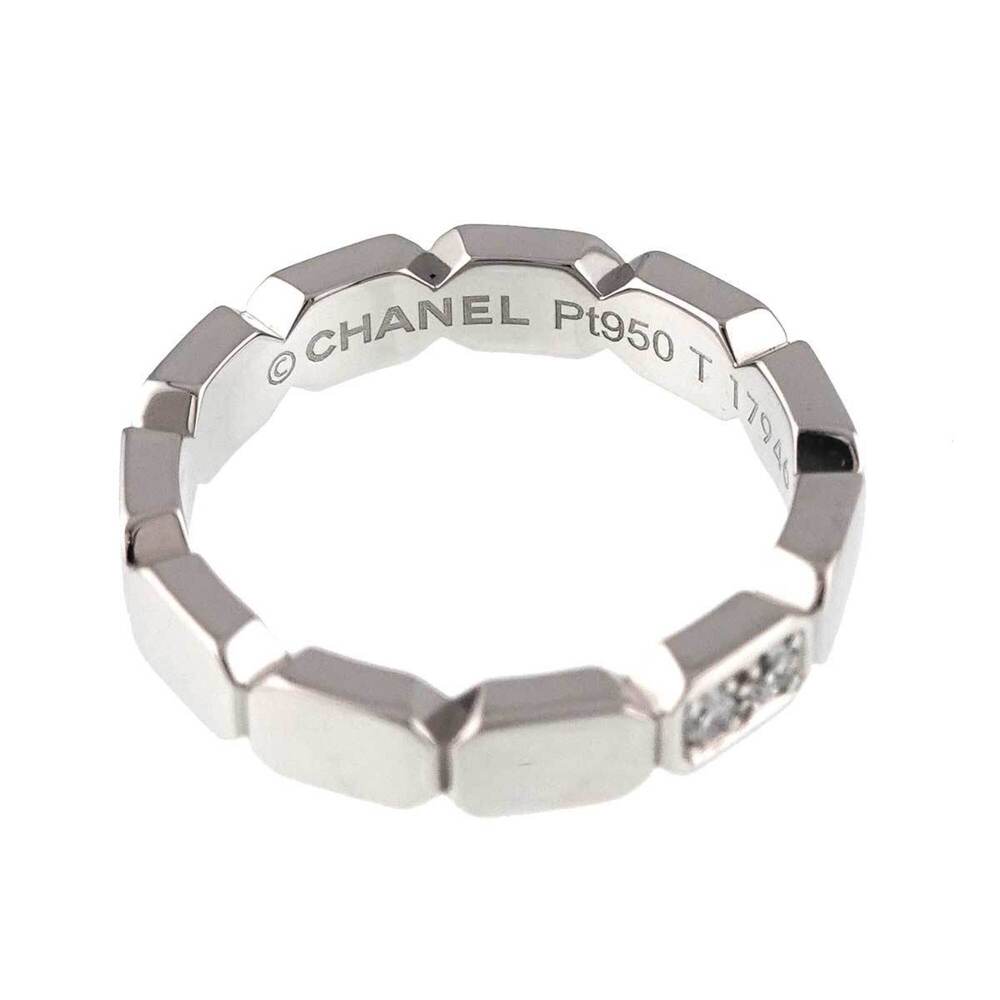 CHANEL Silver Diamond Ring #48 - Picture 3 of 8